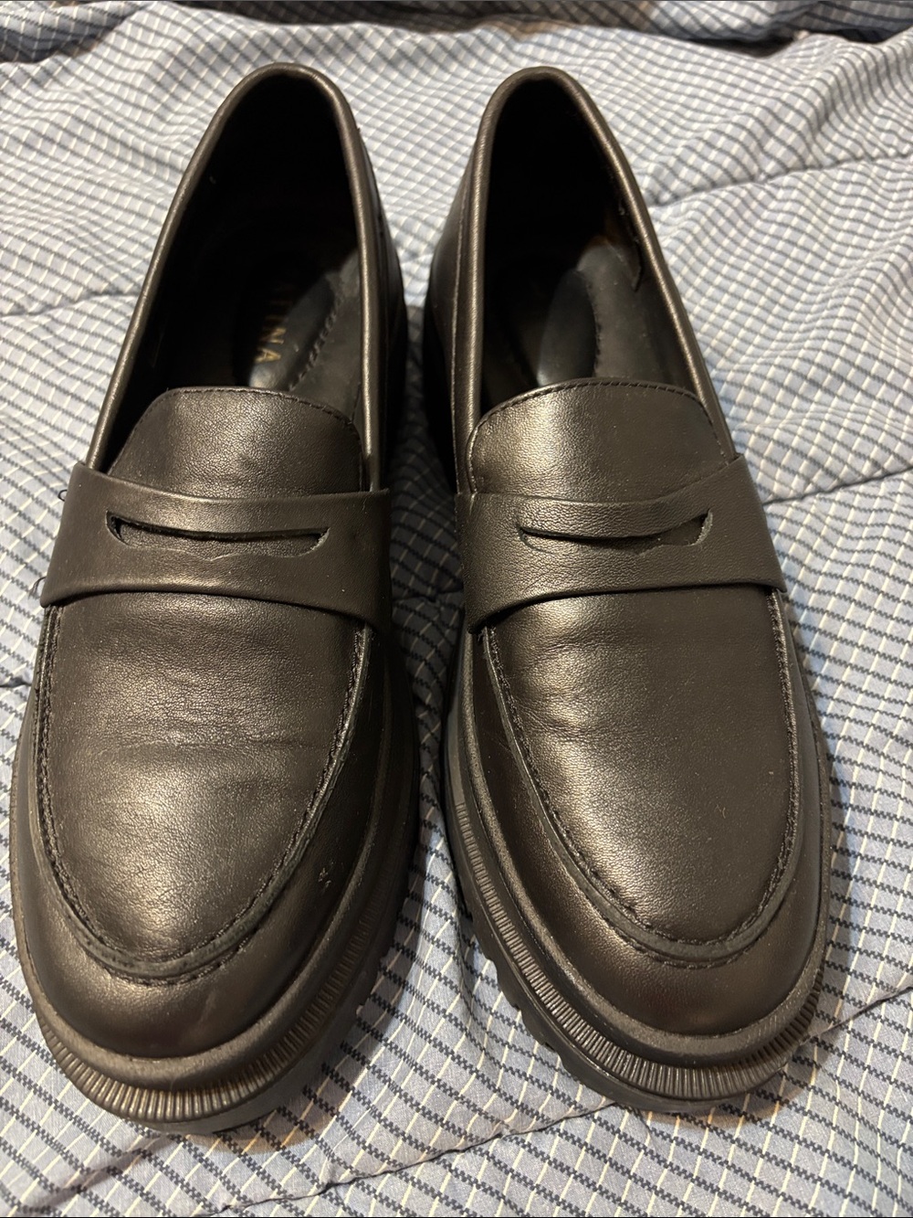 Portland Leather Black Women's Penny Loafers